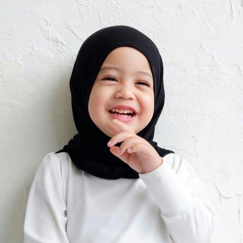 Jilbab Pashmina Instan Anak 4 - 7 tahun/ Segitiga Instan Anak 4-7 tahun