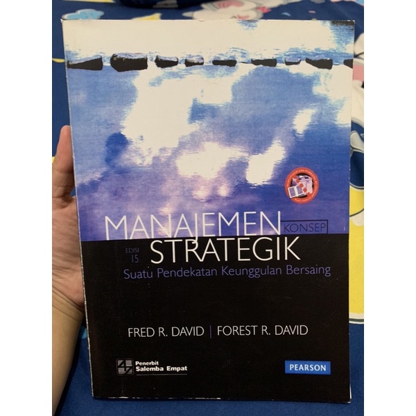 Jual Buku Manajemen Strategik Edisi 15 By Fred R.David | Shopee Indonesia