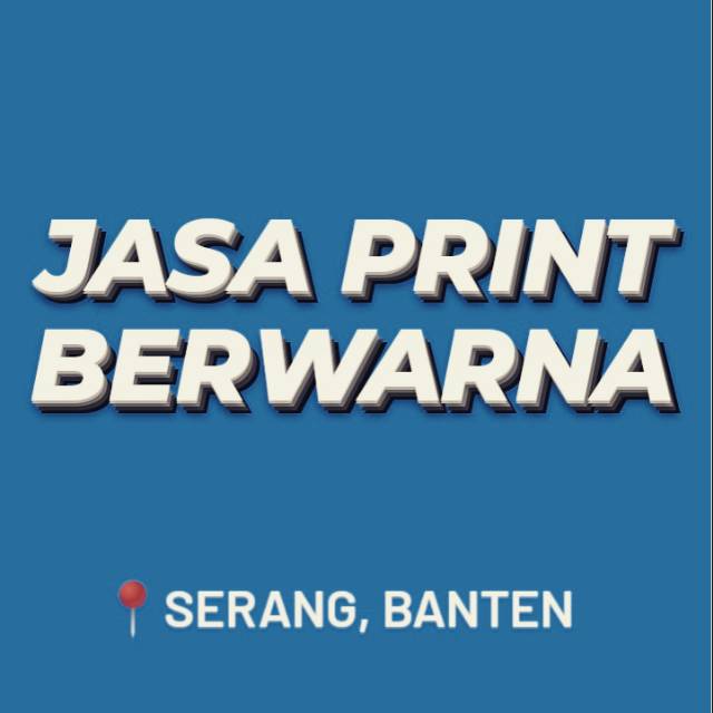 

Jasa Print Berwarna A4/F4