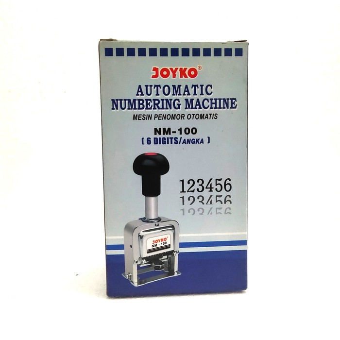

Stempel Nomor Otomatis / Automatic Numbering Joyko NM-100 6 Digit