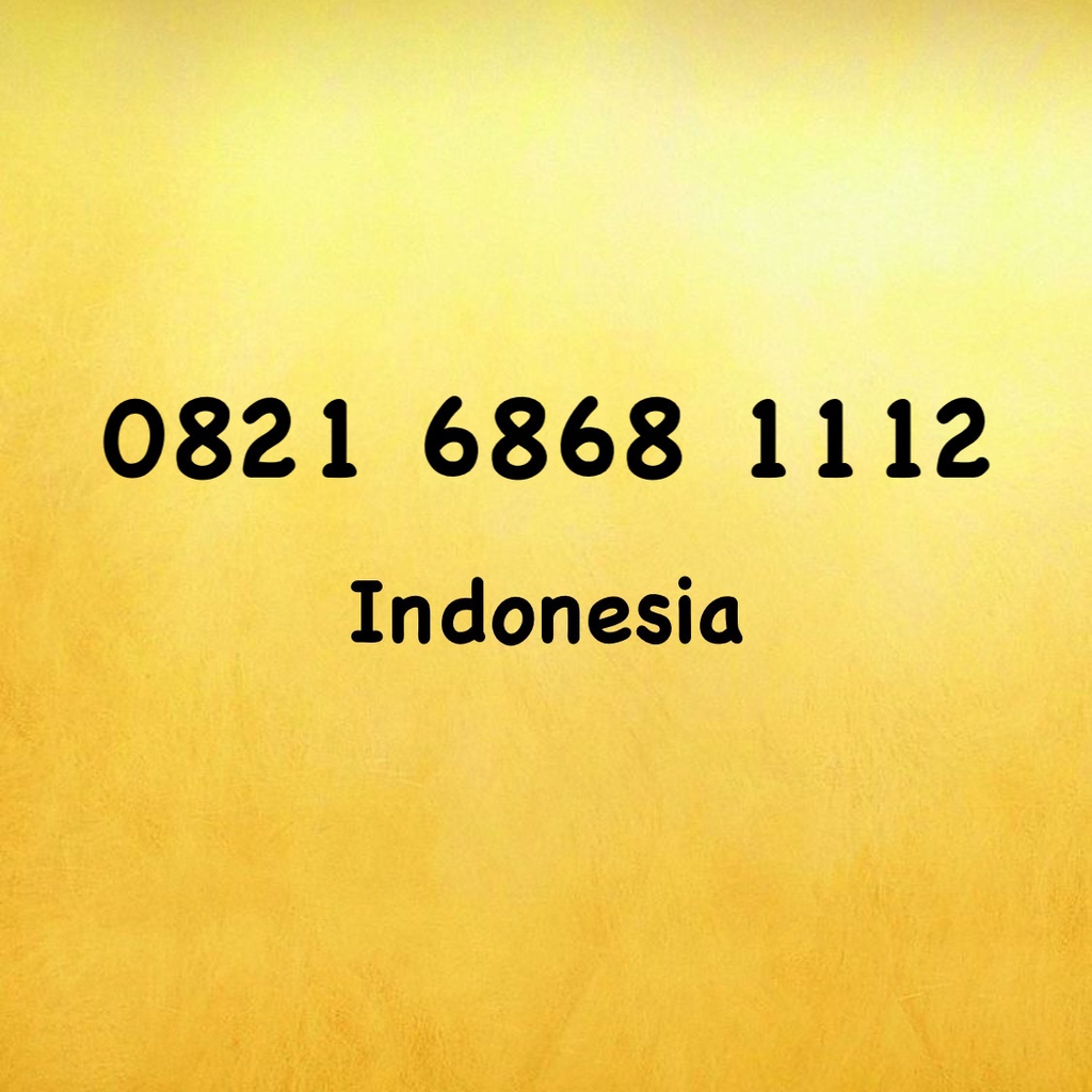 Nomor Cantik Simpati Urut Tangga - 11 - 12 - 0821 6868 1112