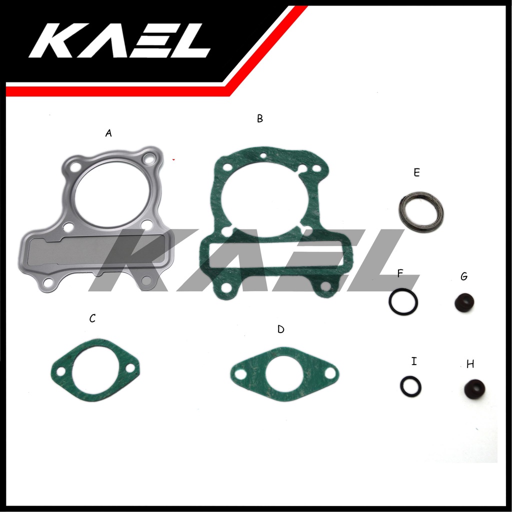 Topset Honda Beat FI/Scoopy FI/Spacy FI/Vario 110 F1 Top Set Gasket-Paking-Packing Kit