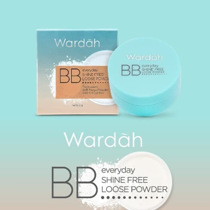 WARDAH BB EVERYDAY SHINE FREE LOOSE POWDER (BEDAK TABUR)