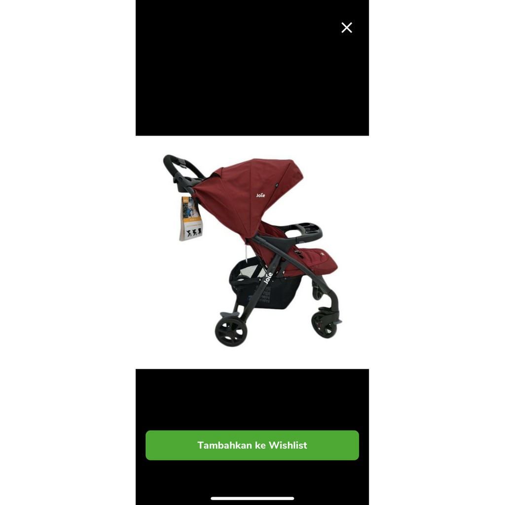 stroller joie muze single