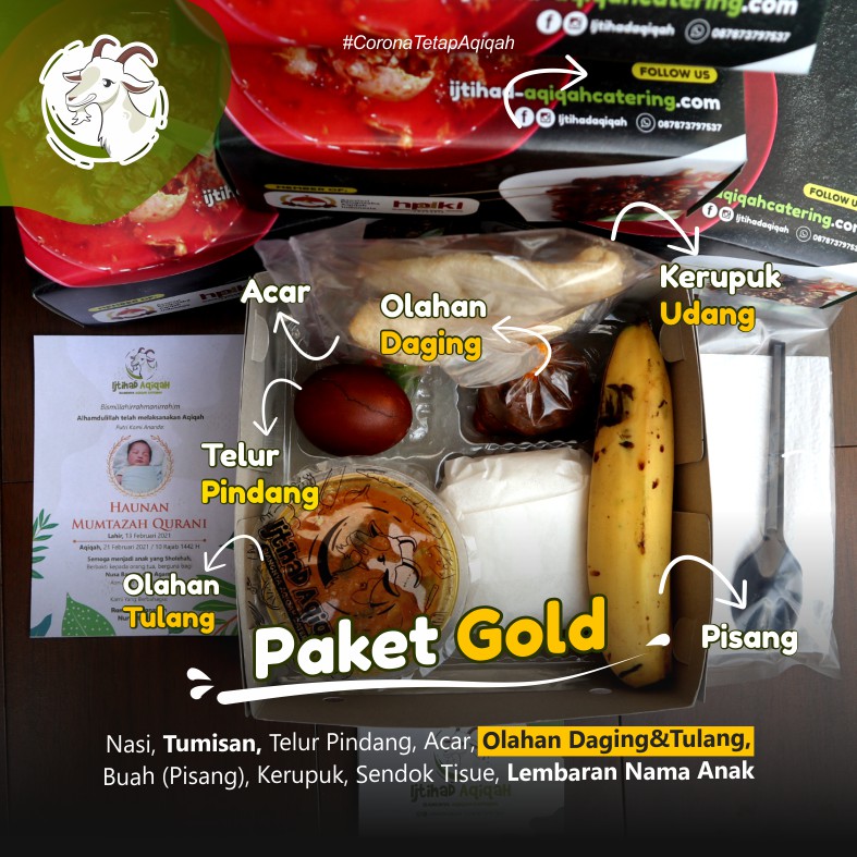 

Paket Aqiqah Laki-laki 140 Box Gold