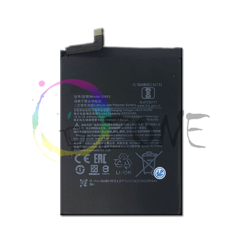 BATERAI BATRE XIAOMI REDMI NOTE 9 PRO - REDMI NOTE 10 PRO BN53 BATTERY