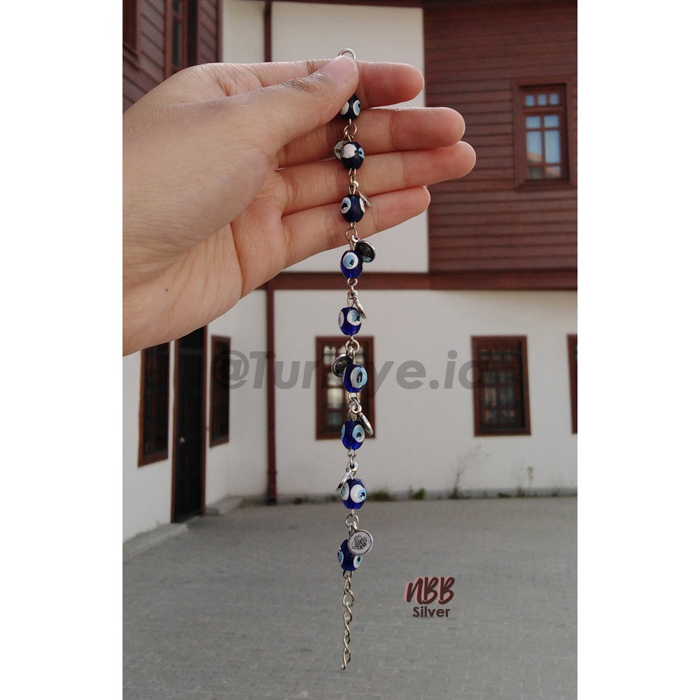 Gelang Khas Turki NBB Silver The Devils Eye (Nazar Boncugu) oleh-oleh Turkey