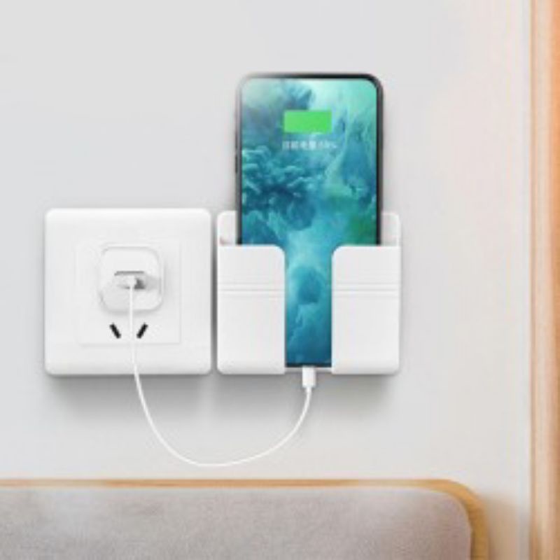 Rak gantung holder charger hp Remot aksesoris