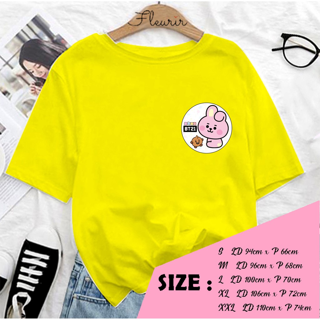 FLEURIR - KAOS BABY COKY WANITA DEWASA LENGAN PENDEK TUMBLR TEE UNISEX