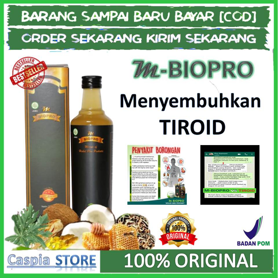 Obat Gondok Tiroid Kelenjar Tiroid Gondongan Bengkak di leher Tumor Kanker Kista Kelenjar M BioPro