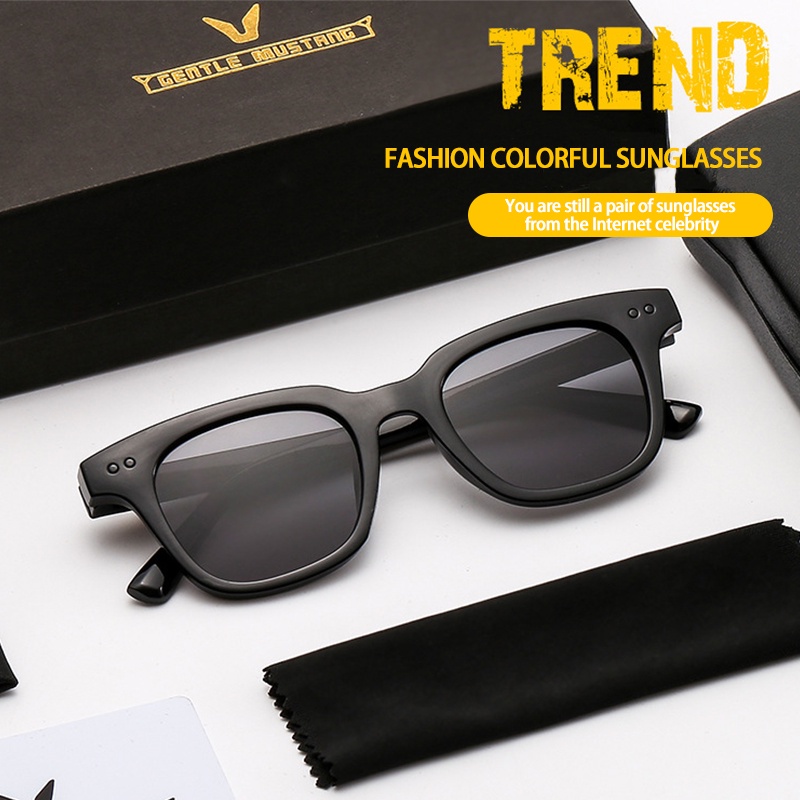 Korea Kacamata Hitam Optik Anti Warna Permen Kacamata candy Wanita / Pria Fashion Sunglasses