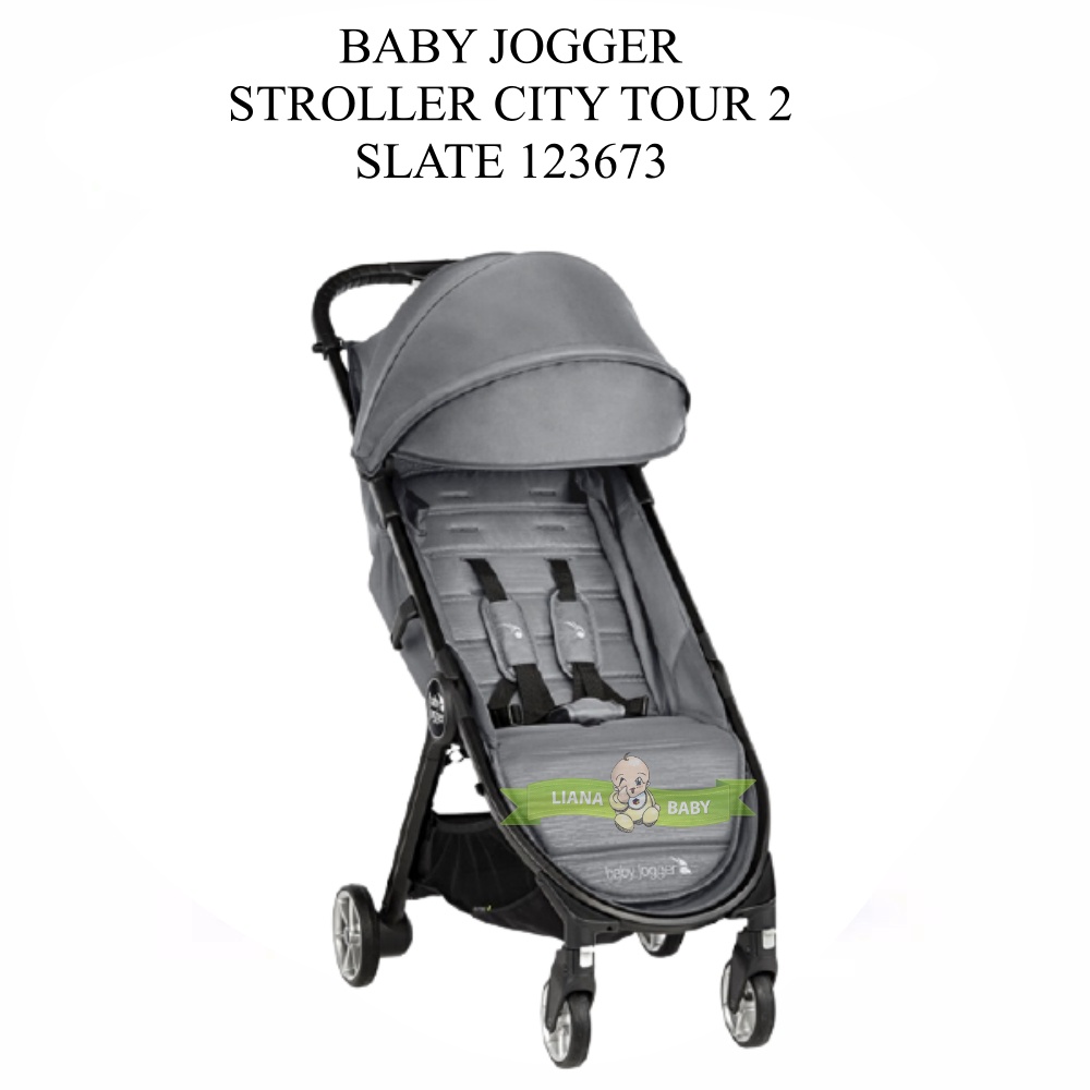 PO 7 HARI STR20 BABY JOGGER STROLLER CITY TOUR 2 SLATE 123673