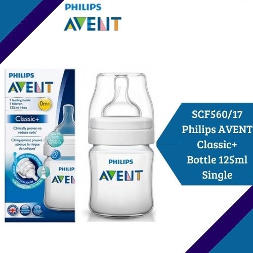 Avent Classic+ Feeding Bottle 125ml Botol Susu Bayi SCF560/17