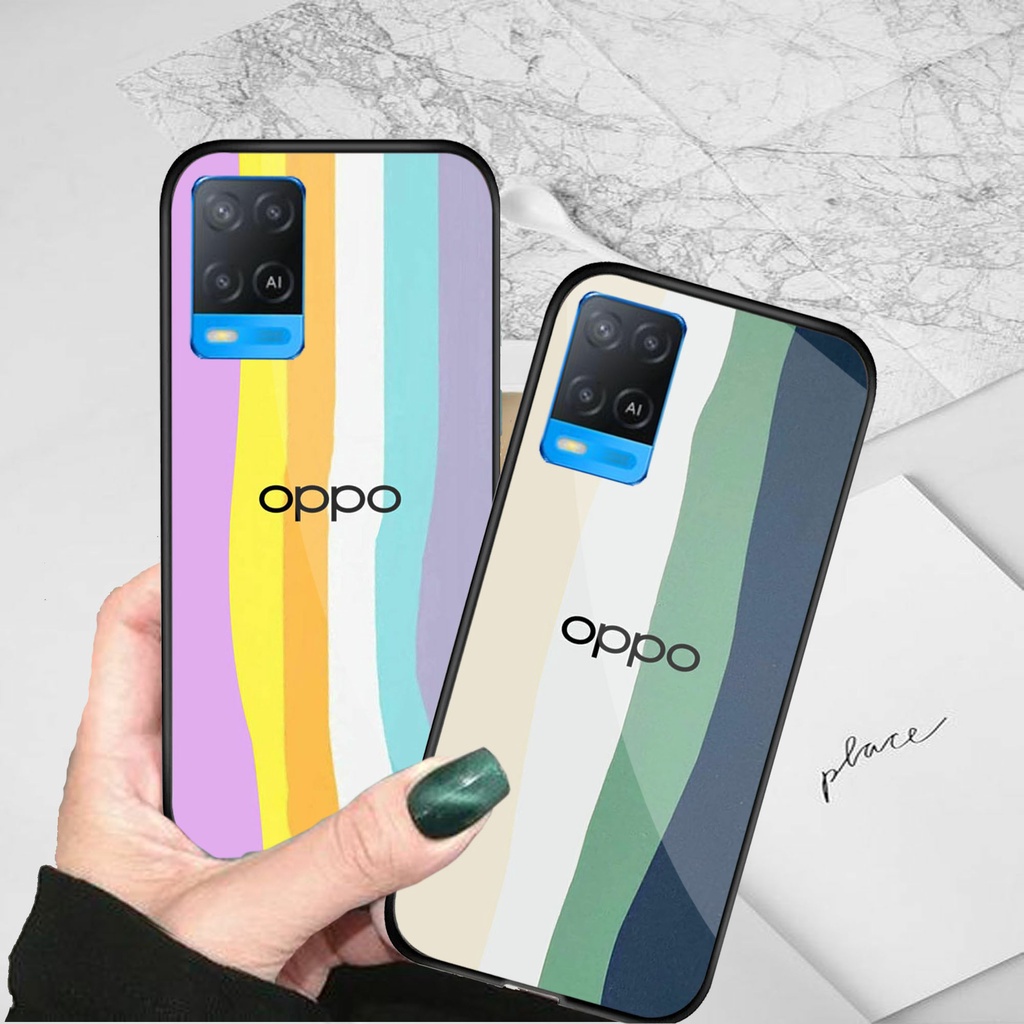 [M92] Case Kaca Kilau Oppo A54 - Casing Kaca kilau oppo A54 - Softcase Hp oppoA54- Case oppo A54 - H
