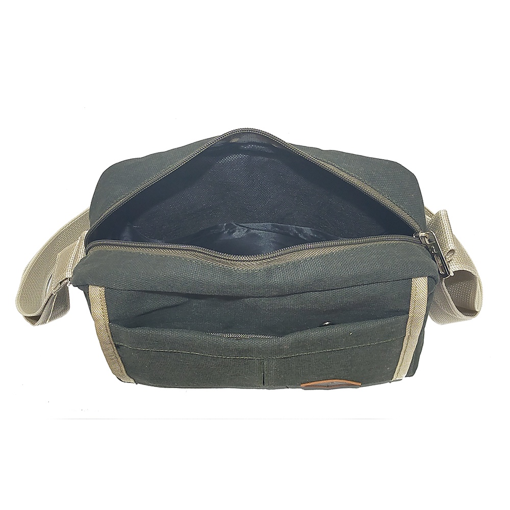 Tas Slempang Canvas pria wanita sling bag gaul Vintage Classic  Shoulder Bag APPA7036