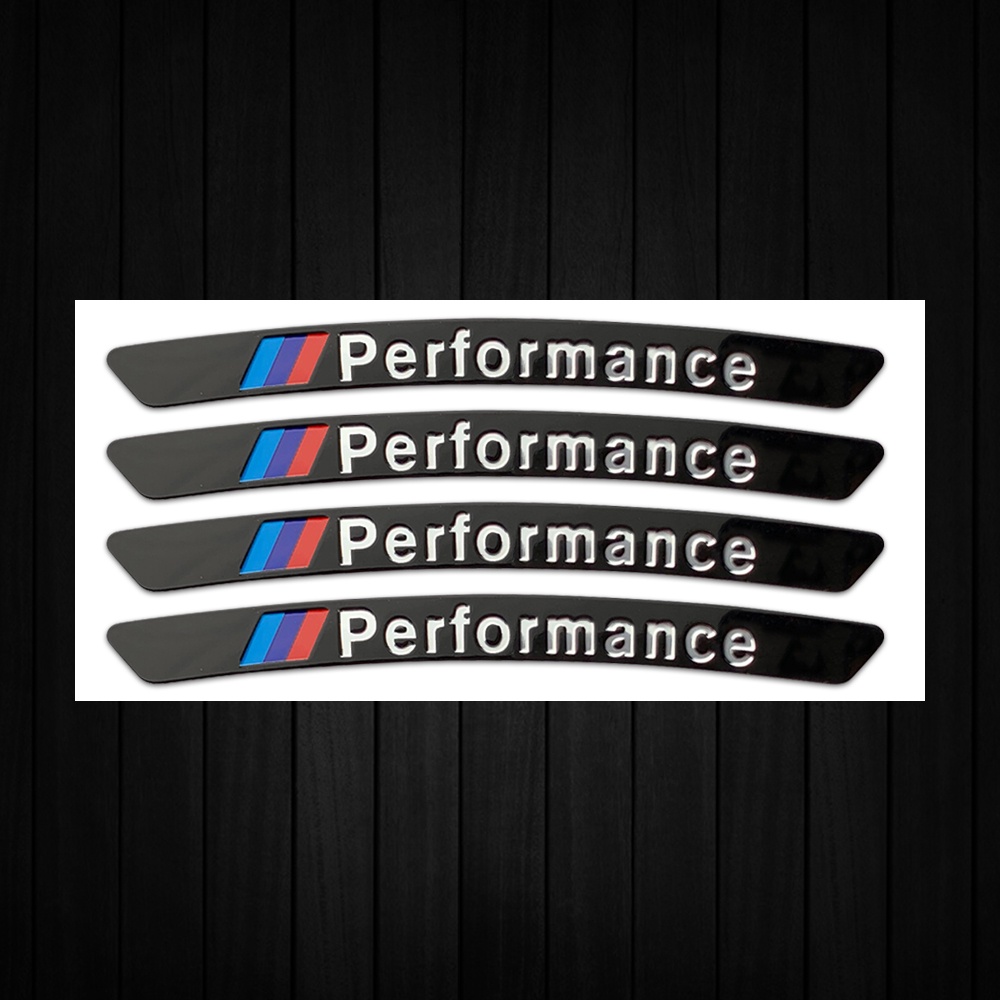 4pcs Stiker Velg Mobil Bmw X5 E70 X6 E71 E72 G20 G15 G32 G11 G02