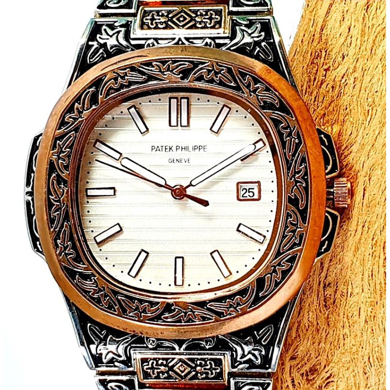Jam Tangan Pria Analog Patek Phillipe PP1021 Ultimate Premium Full Ukiran