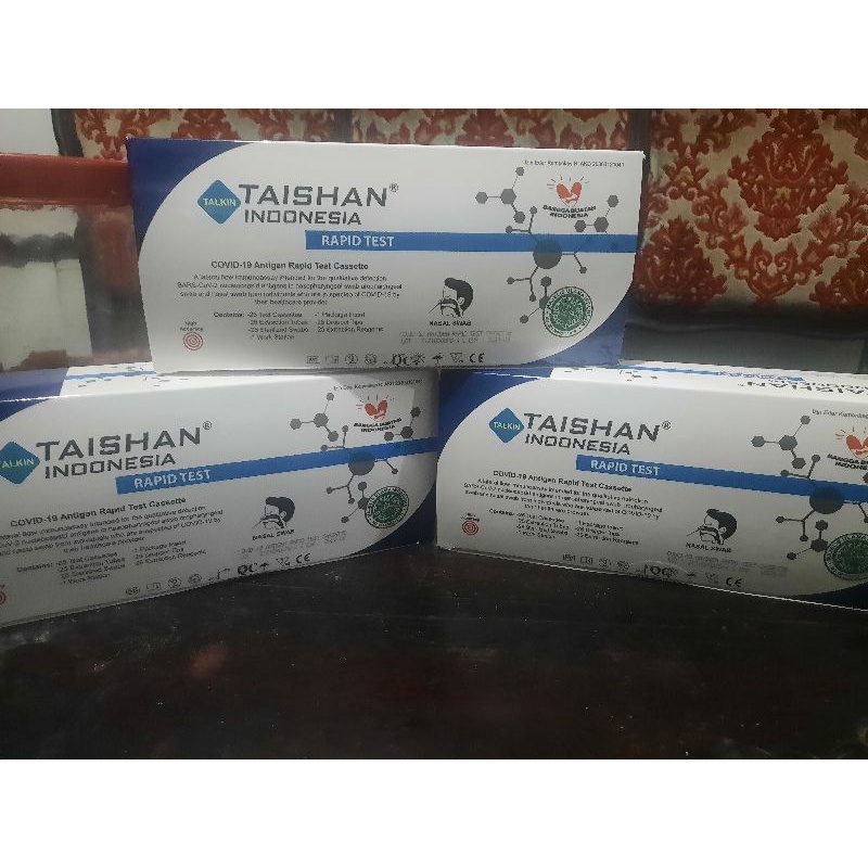 Taishan indonesia antigen 25pcs