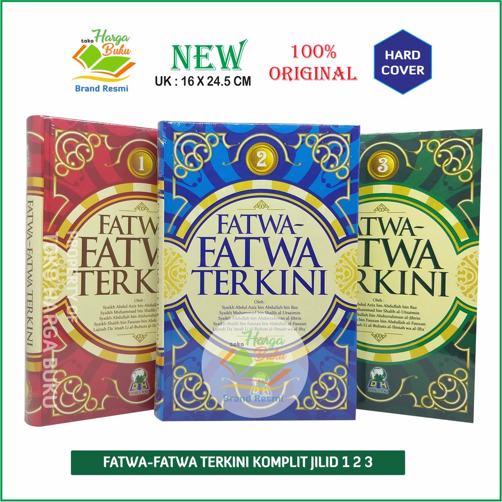 Foto Paket 3 Buku Fatwa-fatwa Terkini KOMPLIT 1 SET Jilid 1 2 3 - Penerbit Darul Haq