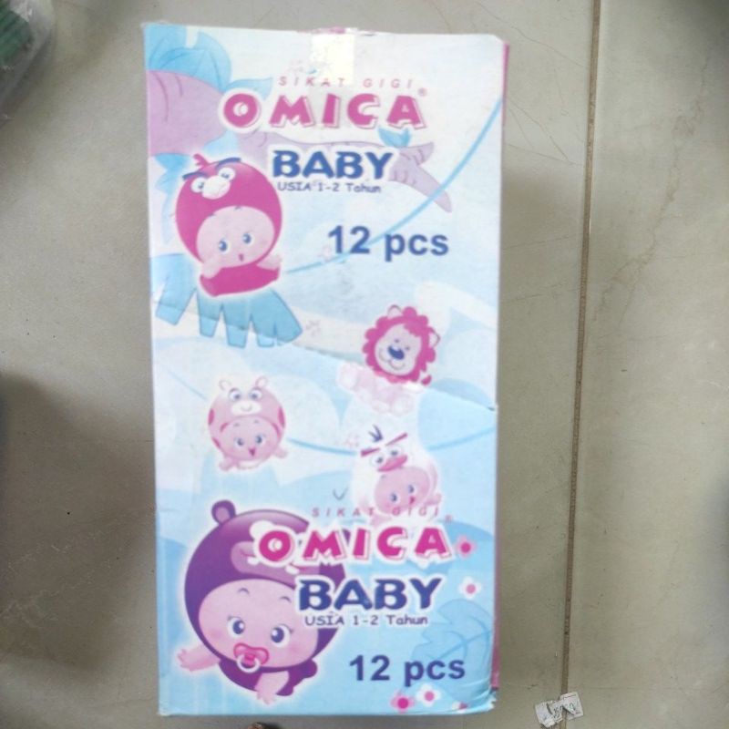 Sikat Gigi Bayi Anak Omica Baby Usia 1 Sd 3 Tahun