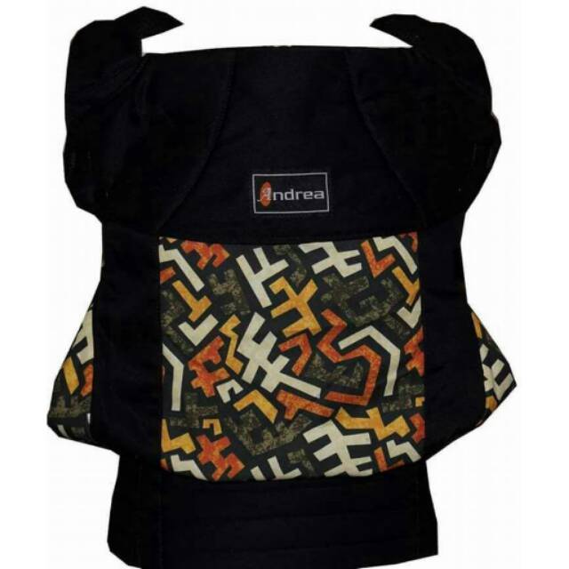 Gendongan Bayi SSC Andrea Baby Carrier Toddler Size Geometrik on Black