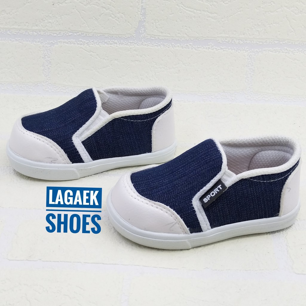 Sepatu Anak Laki Jeans Anti Licin Usia 4 5 Tahunan Reject Layak Pakai [SEPATU REJECT]