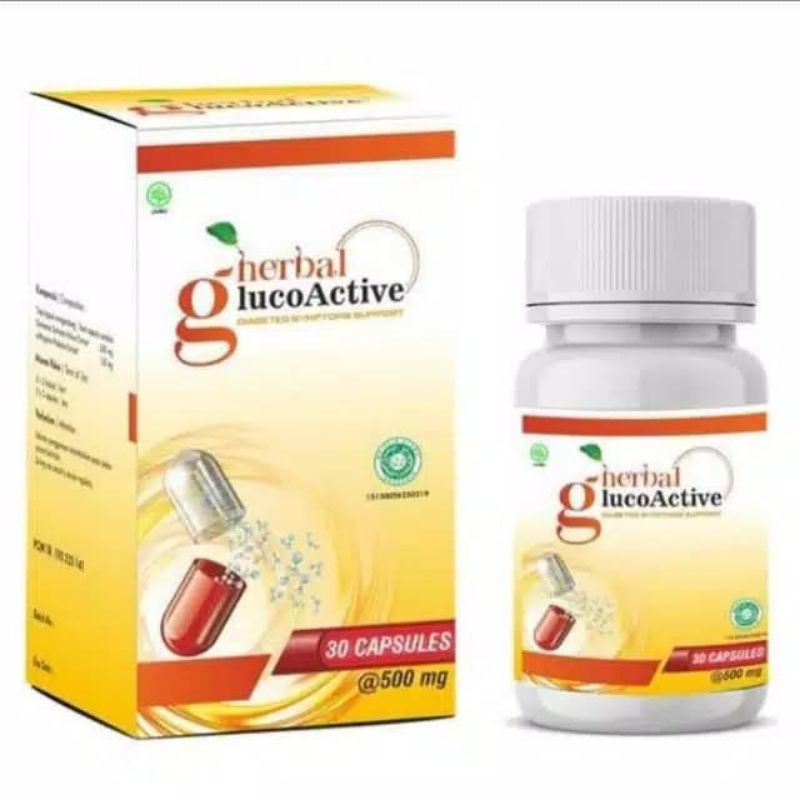GLUCOACTIVE ASLI Glucoactive Herbal Obat Diabetes Kencing Manis Asli Glucoaktif