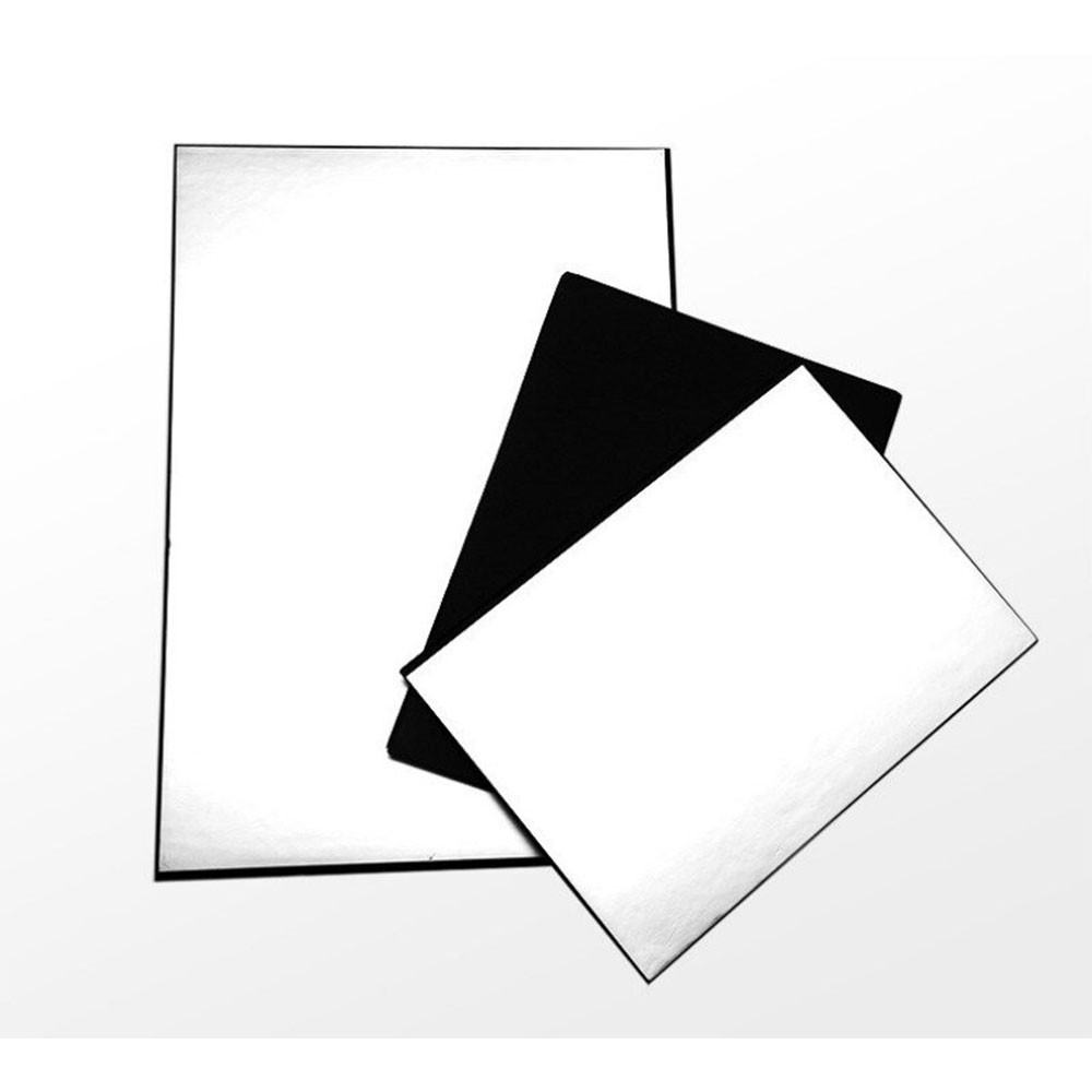 Papan Reflector Lipat Collapsible Cardboard 3in1 Reflective Paper 58 x 42cm - Black