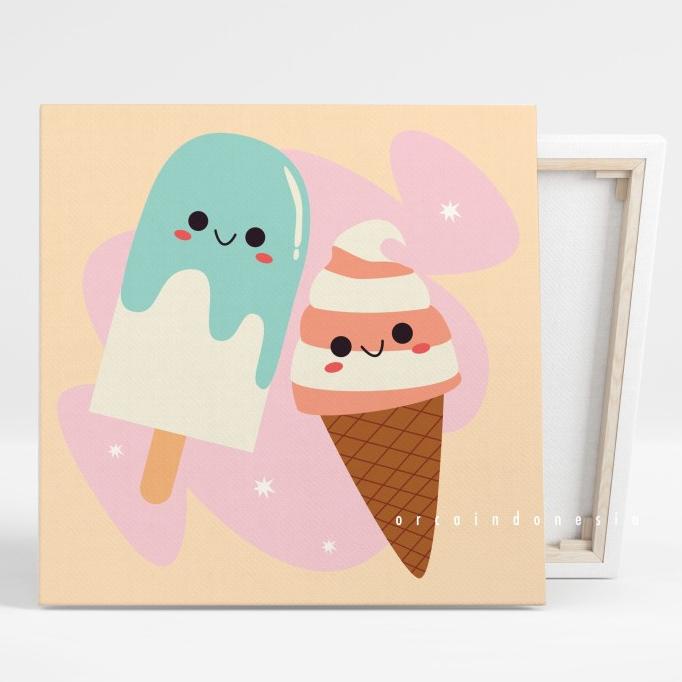 

Paint By Number Kit [Kawaii Summer] - Orca Indonesia - Kanvas 20x20cm