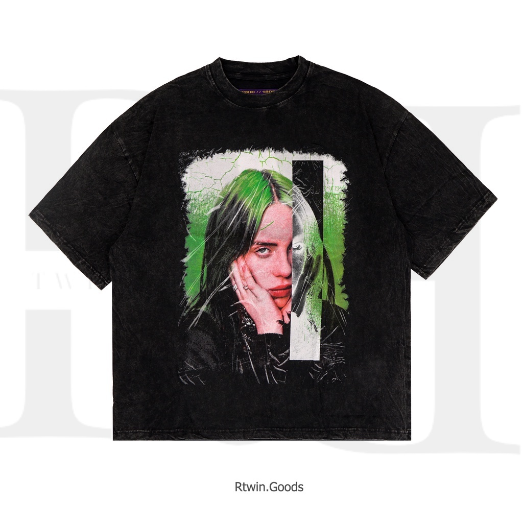 OVERSIZE TSHIRT TOXIC1805 BILLIE EILISH WASHING