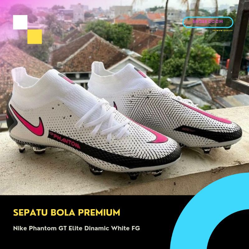 Sepatu Bola Nike Phantom GT Elite Dinamic White FG
