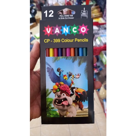 

(110gr) 1pak pensil warna vanco panjang 12 set