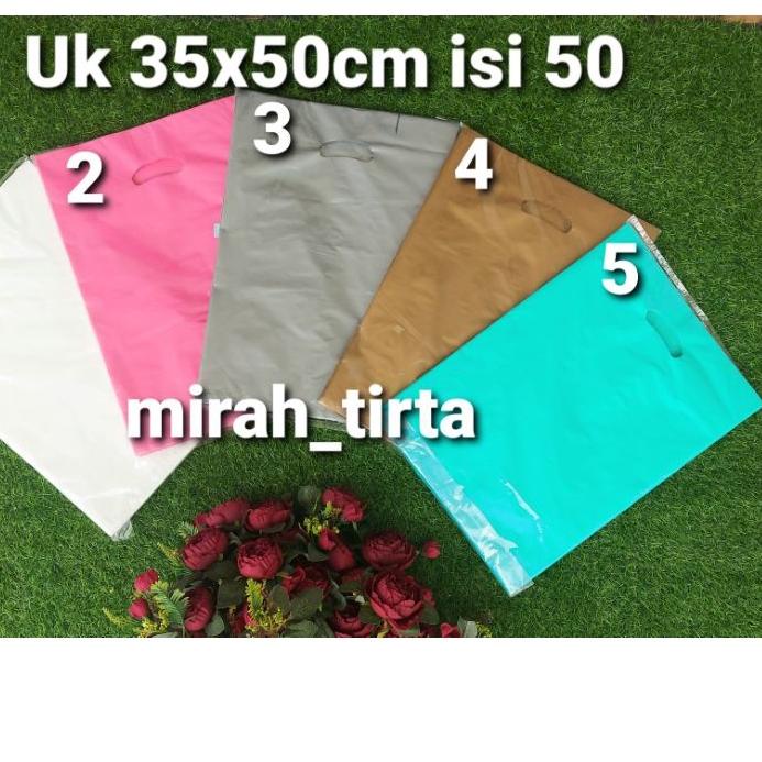 

Kantong plong jumbo 35x 50cm. kantong plastik plong polos kresek pond polos gamis baju muslim