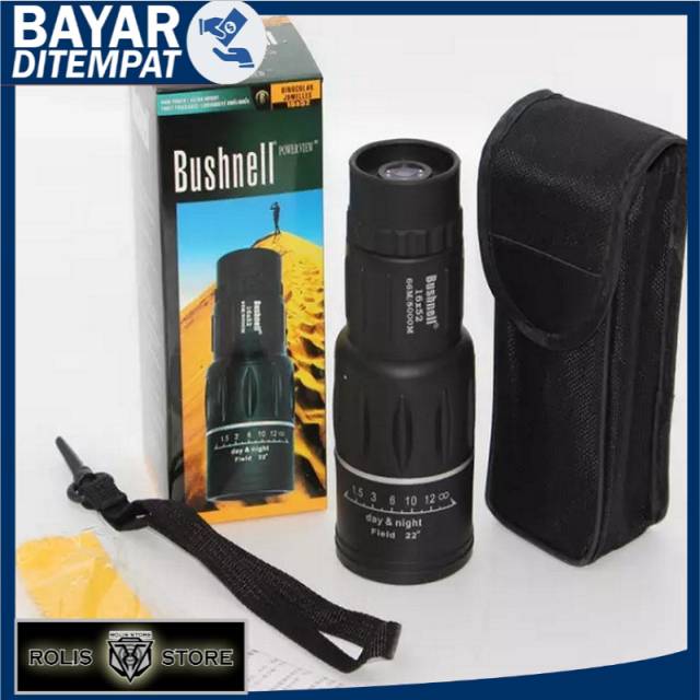 TEROPONG MONOCULAR BUSHNELL 16X52 - KEKERAN BUSHNELL 16 X 52