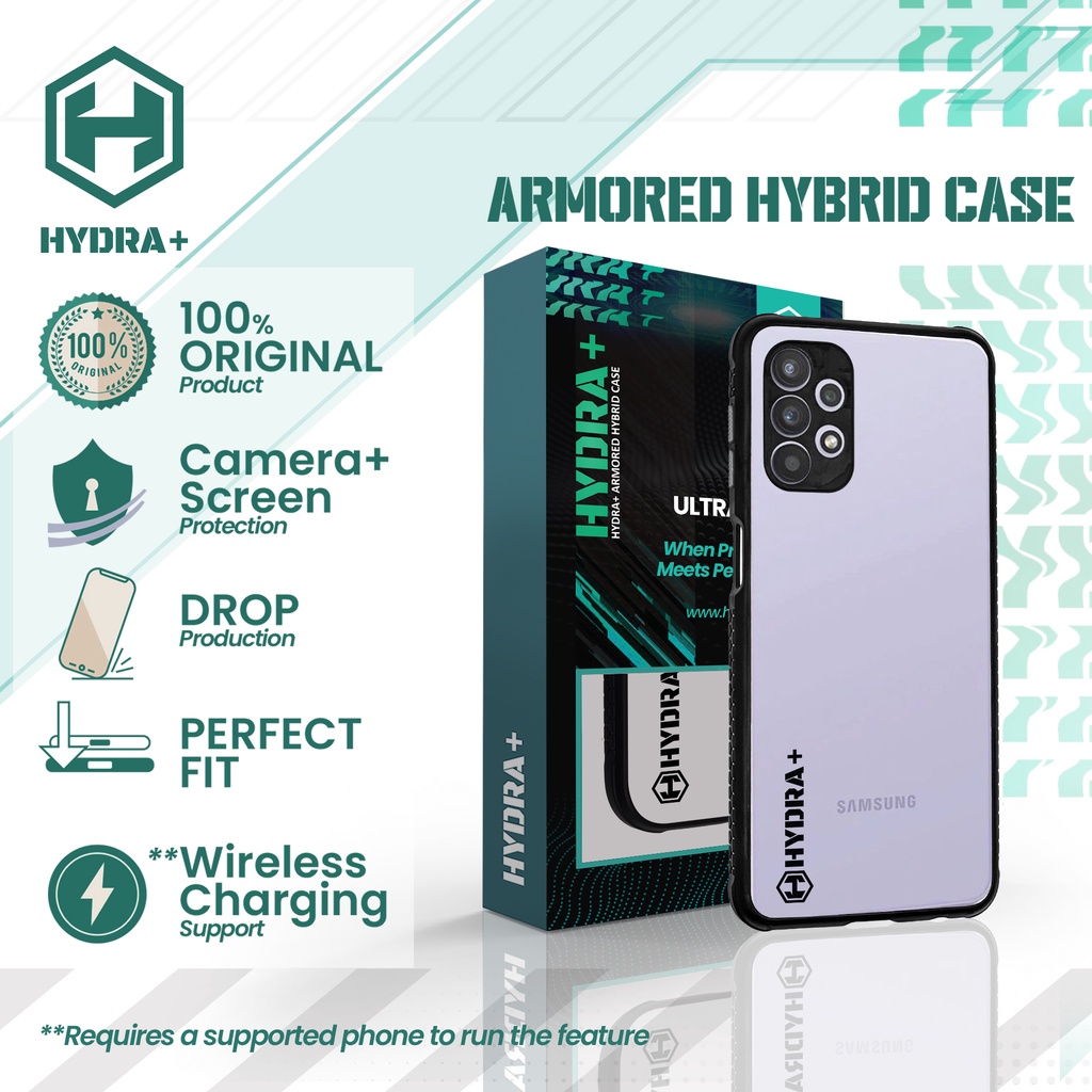 HYDRA+ SAMSUNG A32 5G Armored Clear Hybrid Case - Casing Hardcase Soft
