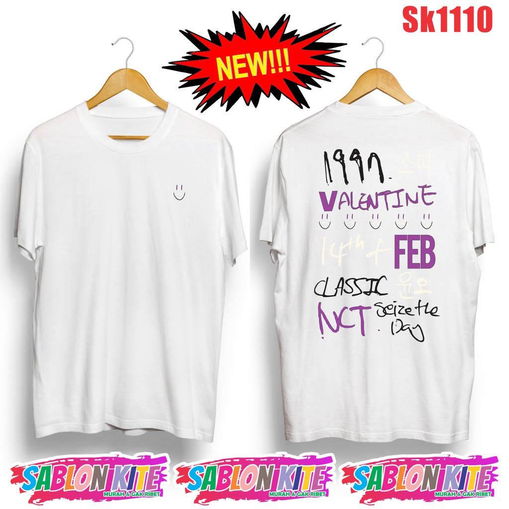 MURAH!!! KAOS NCT JAEHYUN 1997 VALENTINE SK1110 UNISEX COMBED 30S