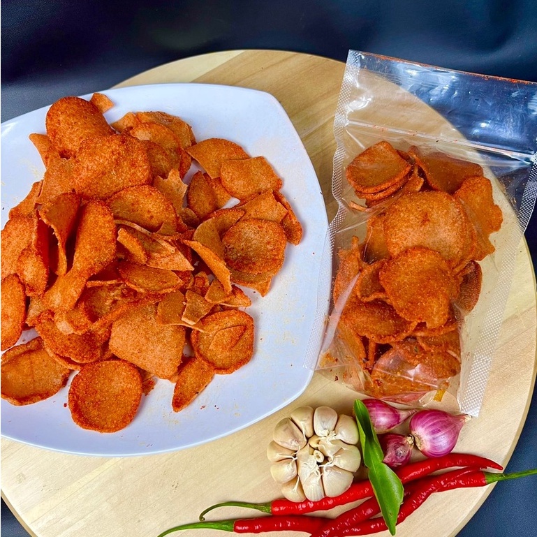 SNACK BASRENG KRIPIK KACA 50 GR USUS CRISPY GURIH KRIUK LADA KEBLINGER-5