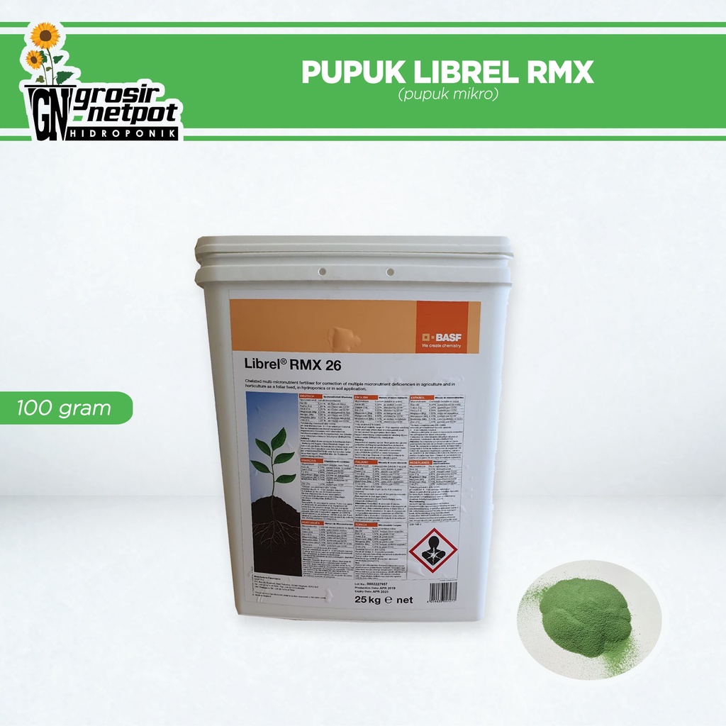 Pupuk Mikro Hidroponik BASF Librel RMX 26 - 100 gram