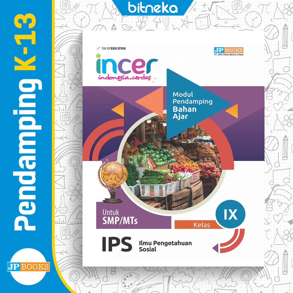 Buku Modul Pendamping IPS SMP Kelas 9 Kurikulum 2013 LKS Incer