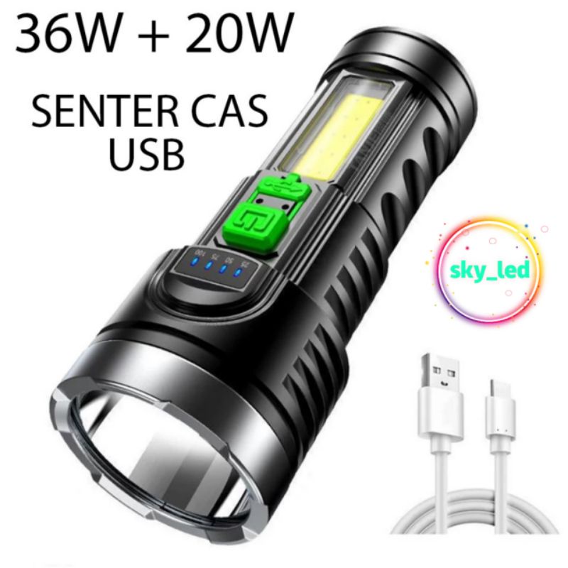 SENTER LED 36W + 20W /  ST 822 / SENTER LED CHARGEABLE / SENTER CAS LED /SUPER TERANG