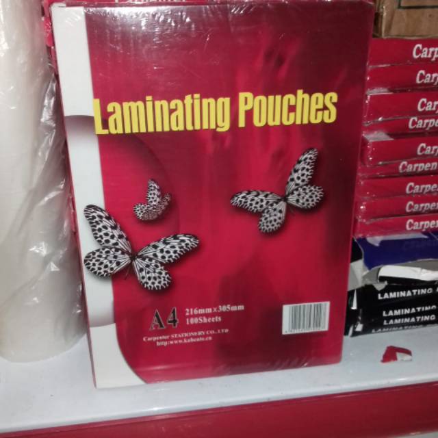 

Plastic laminating A4