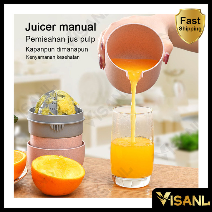 Juicer Extractor Mini Manual Fruit Cup Alat Pemeras Buah /Jeruk Mini Juicer Presser Squeezer