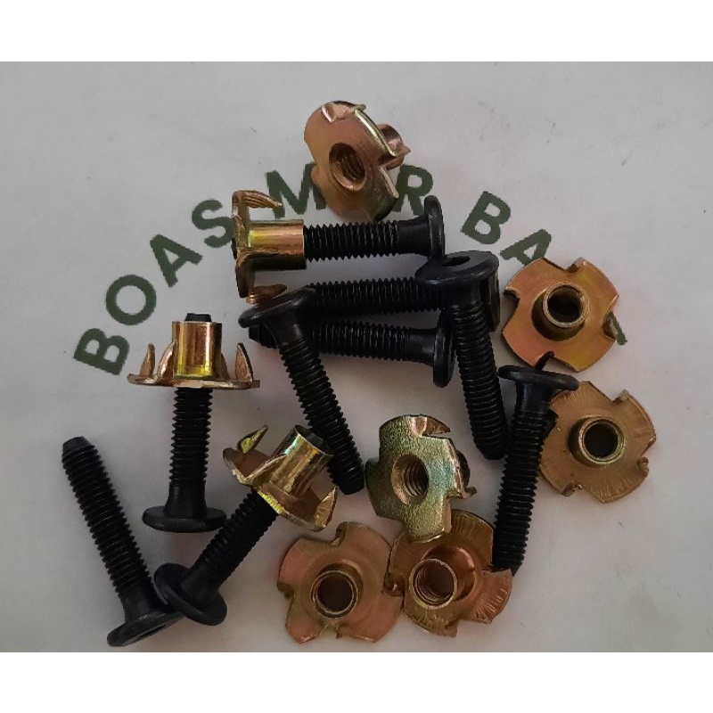 Baut speaker 3cm + mur cakar 10pcs jcbc mur cakar  boasmurbaut