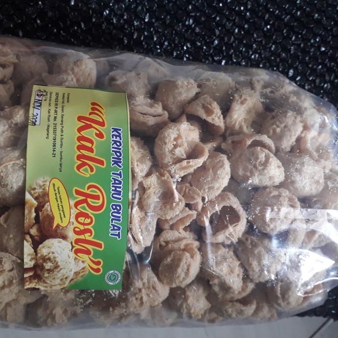 

PROMO (1 kg) KERIPIK TAHU / KRIPIK TAHU BULAT / KERUPUK TAHU BULAT GURIH MURAH