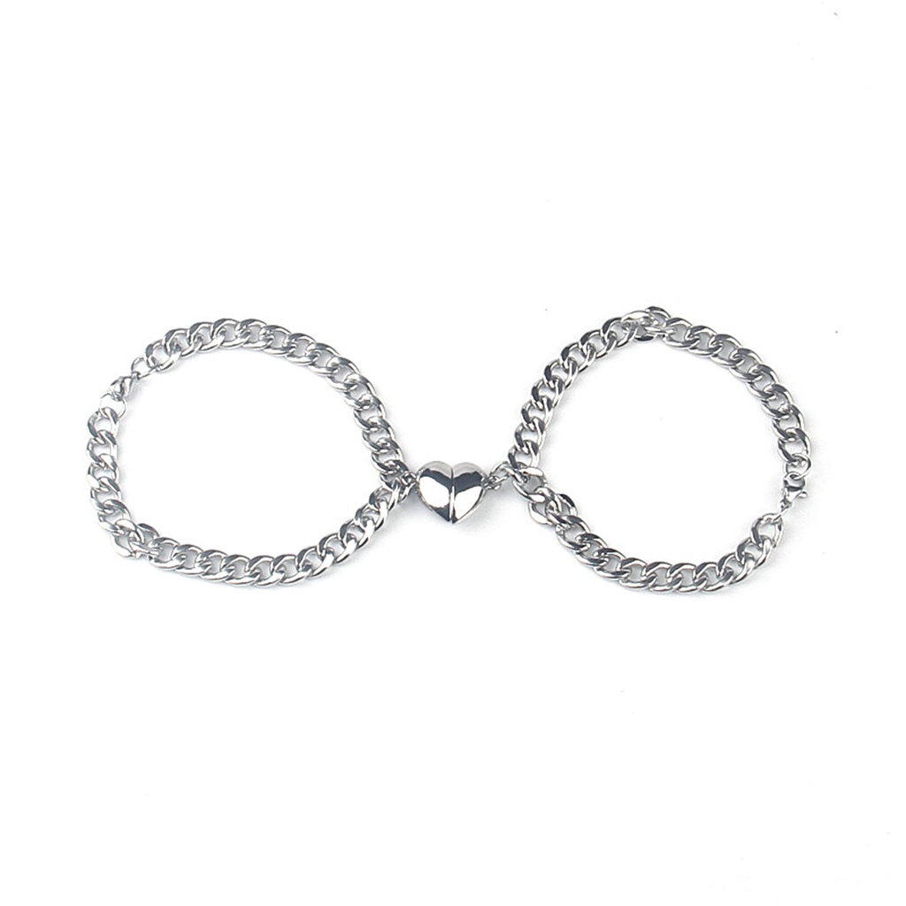 Hu Hu Hu Hu Hu Alat Bantu Pasang Kacamata♡ 2pcs Gelang Magnetik Adjustable Bahan Stainless Steel Untuk Pesta