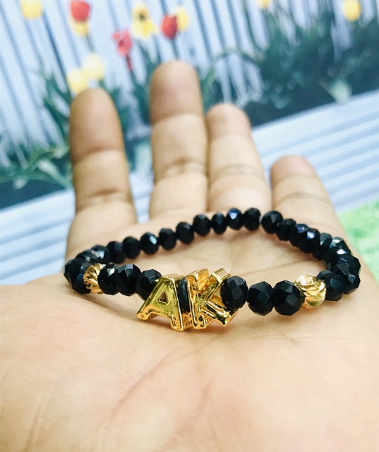 Gelang nama / gelang wanita / gelang kristal  / gelang huruf / gelang inisial / gelang alphabet