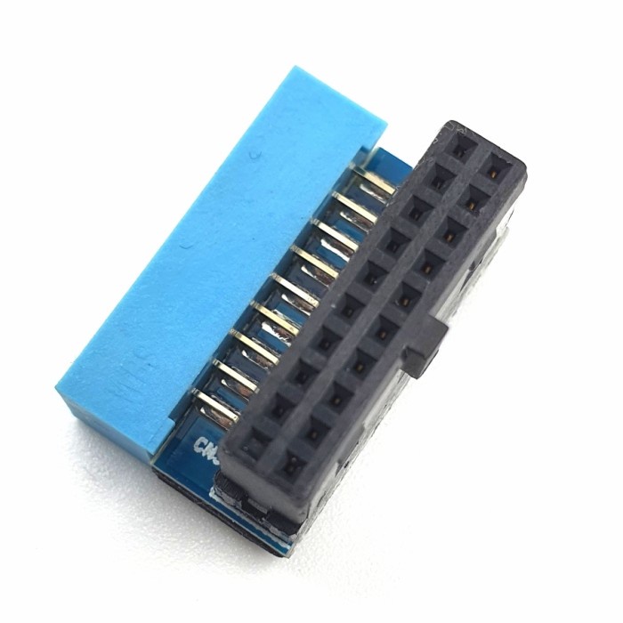 USB 3.0 20pin 19pin down siku 90 degree elbow adapter motherboard