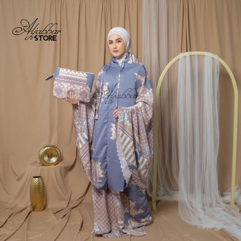 Mukena Dewasa Premium Maxmara Luxury 2 in1 Laser cut Mewah