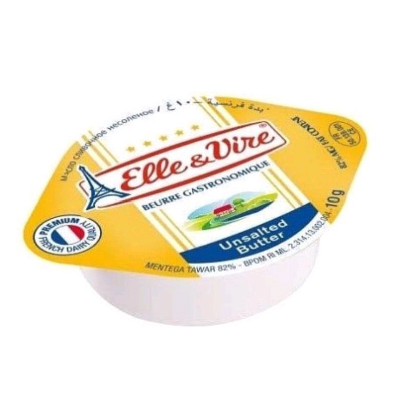 Elle vire Unsalted butter - Ecer 1pcs