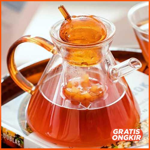 Teko Pitcher Teh Infuser Borosilicate Glass 580ml - KT25